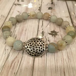 New Handmade 8mm Matte Amazonite Stone Bracelet